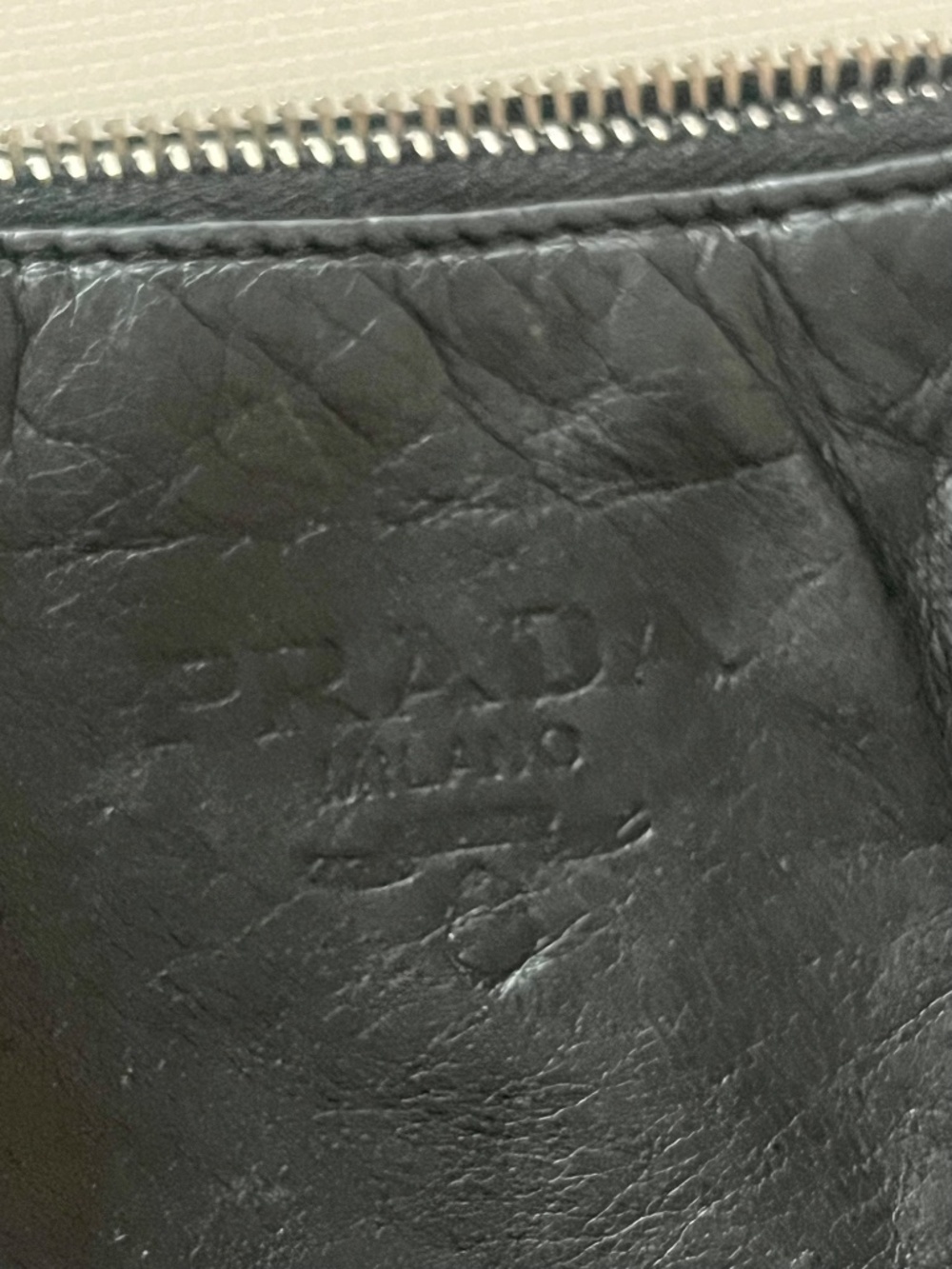 Prada Mini Leather Crossbody Bag with chain /leather strap - Picture 4 of 6